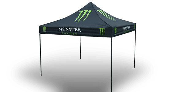 Full Color Canopy with Monster Logo